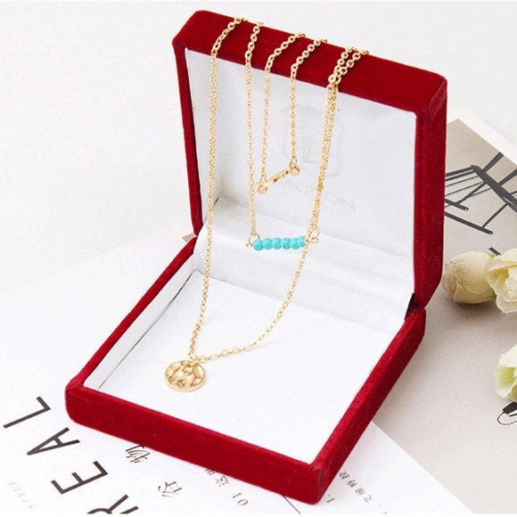 MULTI LAYERED HASMA HAND NECKLACE - Picture 4 of 5